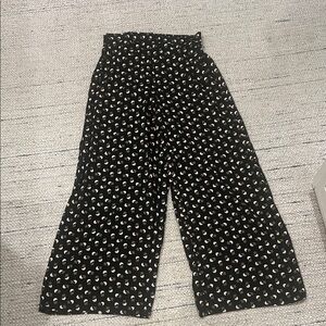 ASOS Black with flowers  Soft Pants